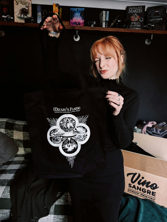 Wizard Flame Tote Bag