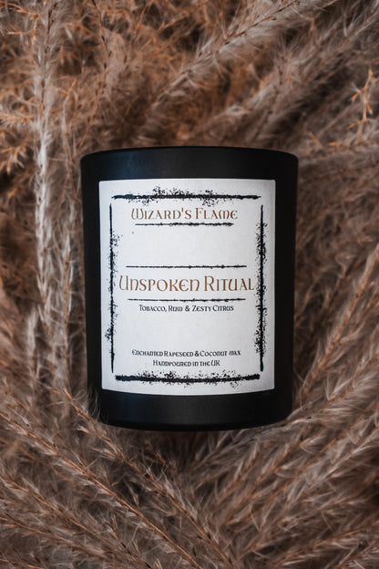 Unspoken Ritual - Tobacco, Rum & Zesty Citrus.